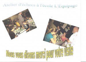 Les échecs à l'Équipage