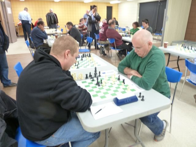 La bataille Serge Berthiaume - Daniel Lavergne lors de la 3e ronde.